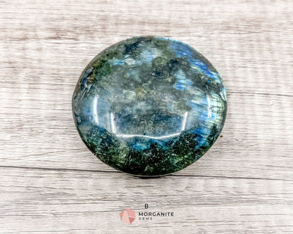 Labradorite Extra Large Palm Stone – A Gem of Mystical Beauty-Morganite Gems