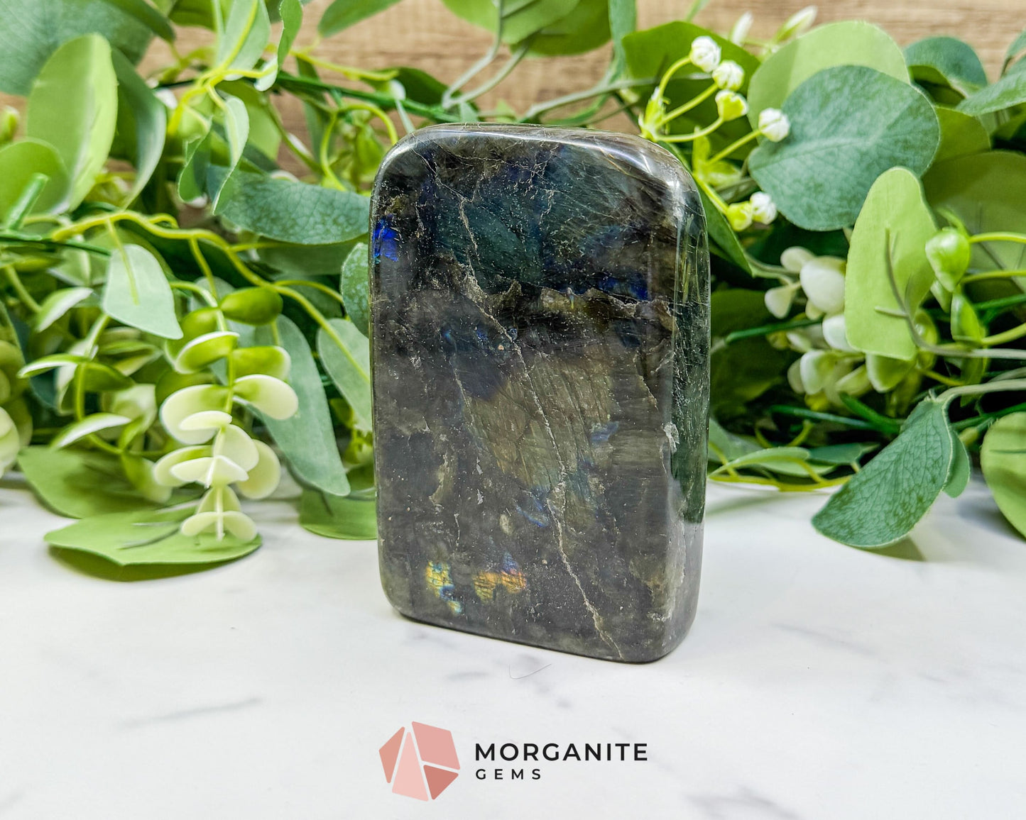 Labradorite Freeform No.3 – Polished Standing Crystal for Protection Intuition & Energy Shielding - Metaphysical