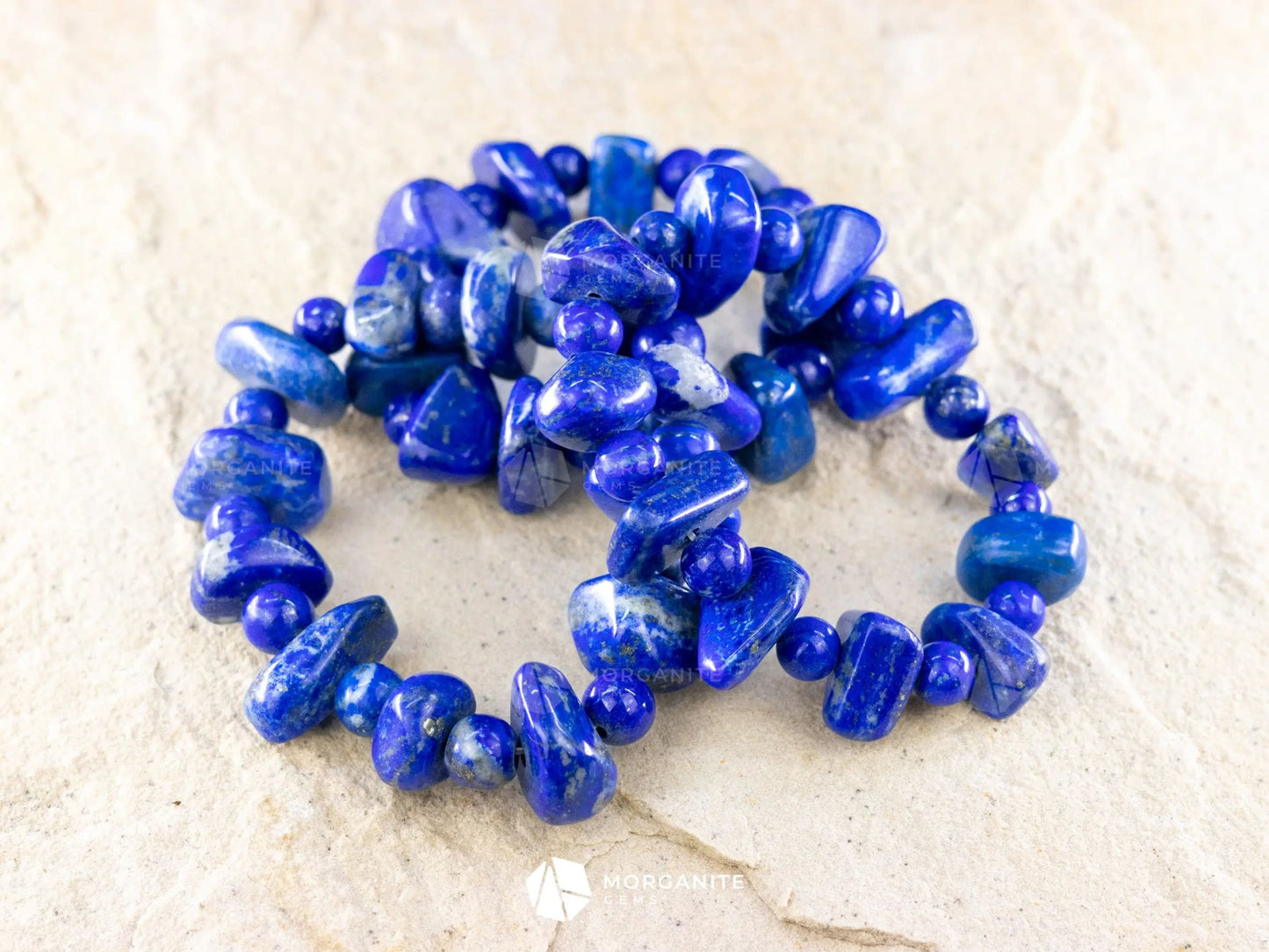 Lapis Lazuli Bracelet-Morganite Gems