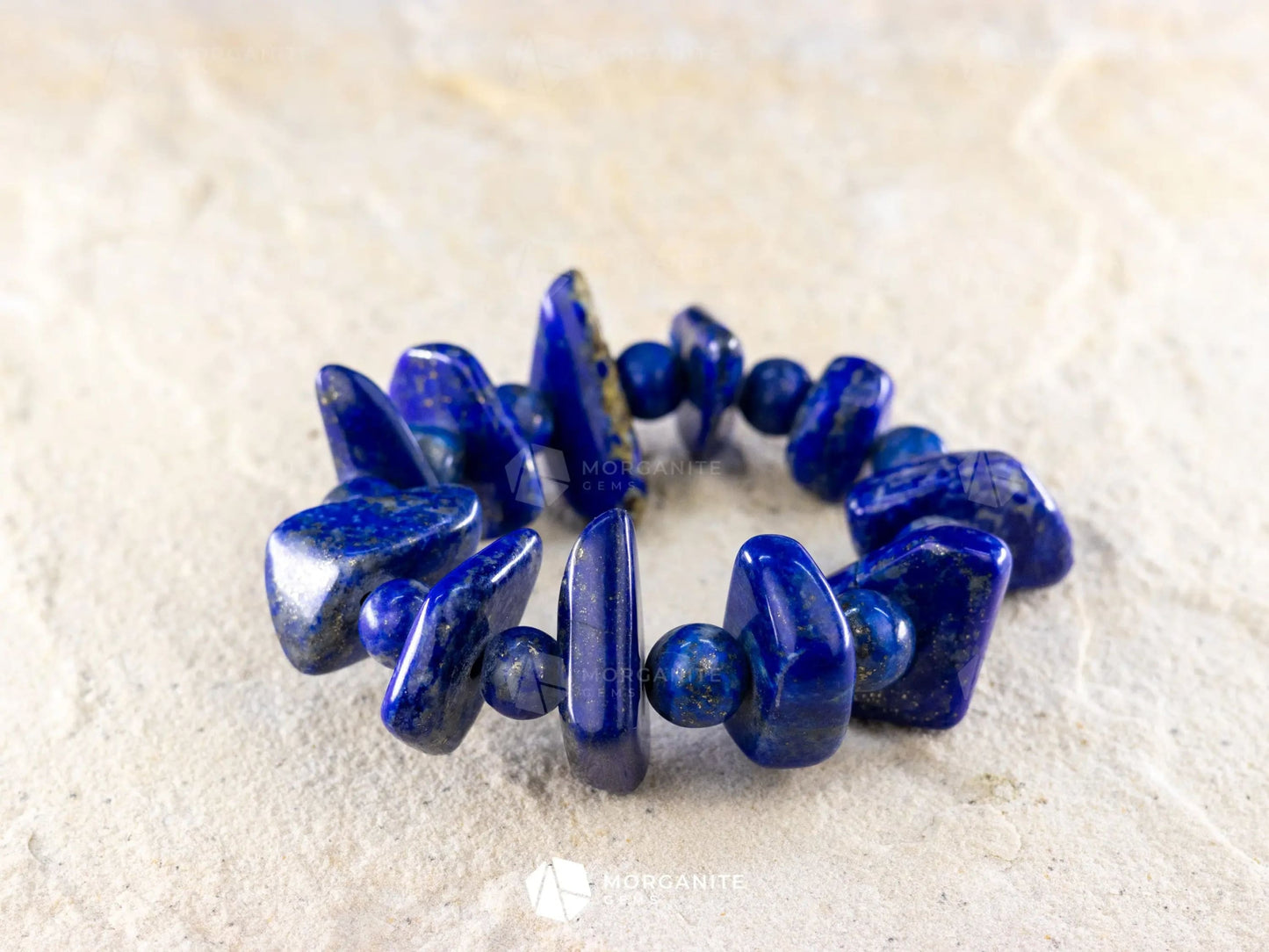 Lapis Lazuli Bracelet-Morganite Gems