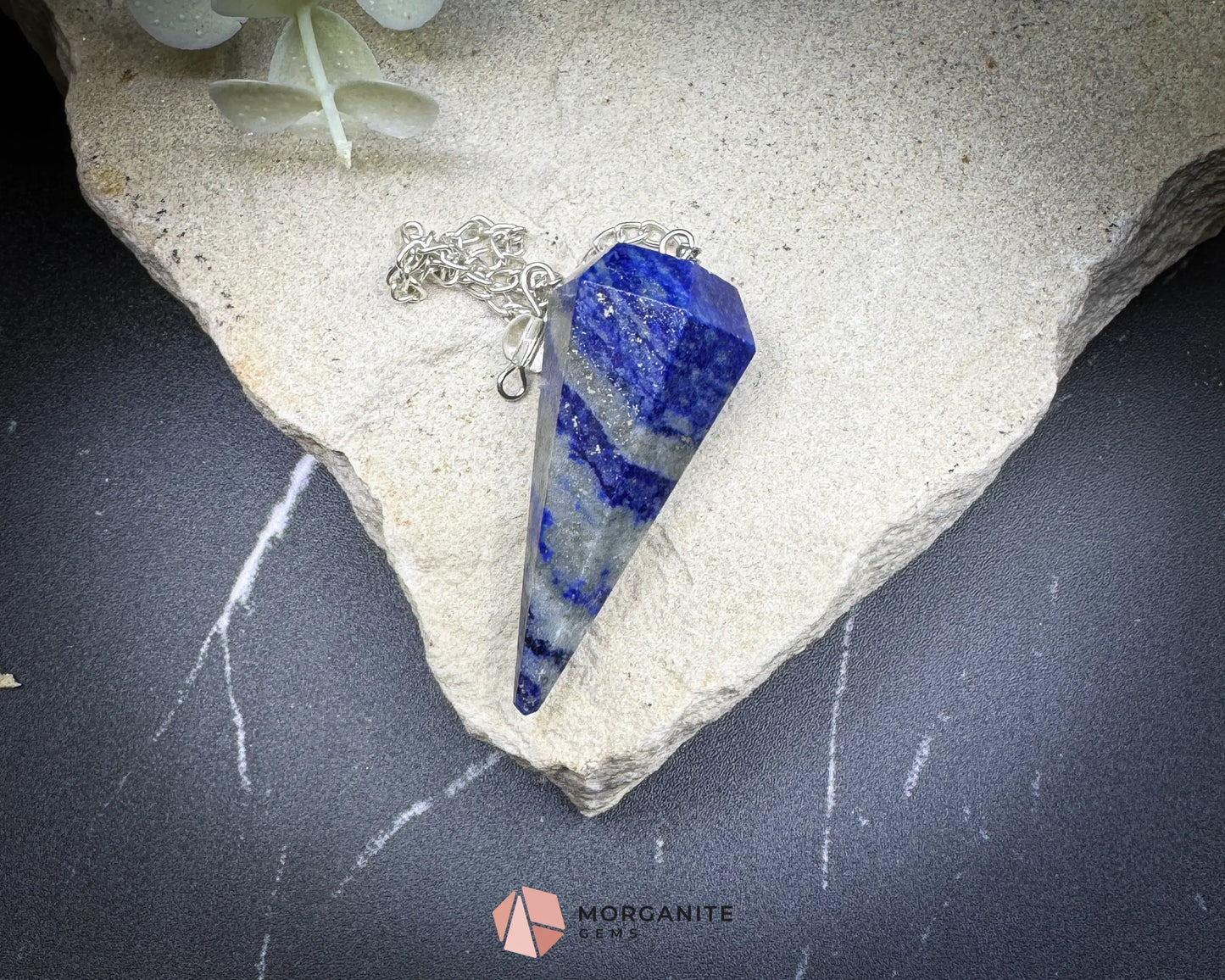 Lapis Lazuli Pendulum for Wisdom & Intuition - Metaphysical Crystals