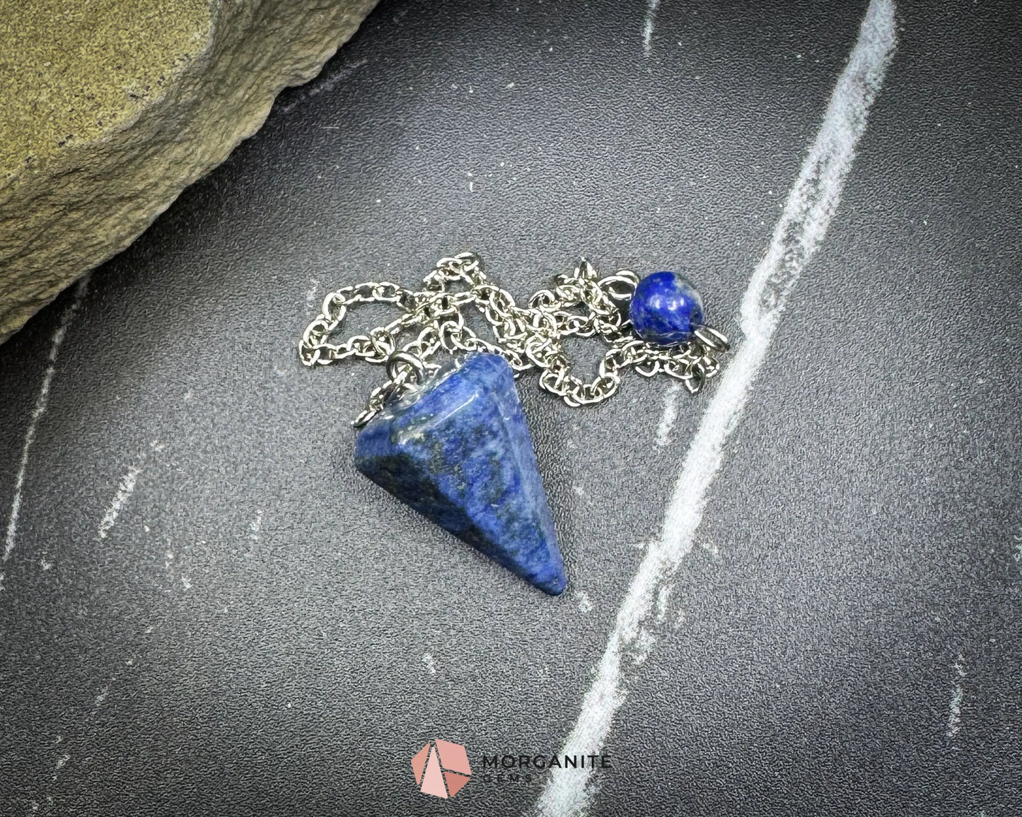 Lapis Lazuli Pendulum for Wisdom & Intuition - Metaphysical Crystals