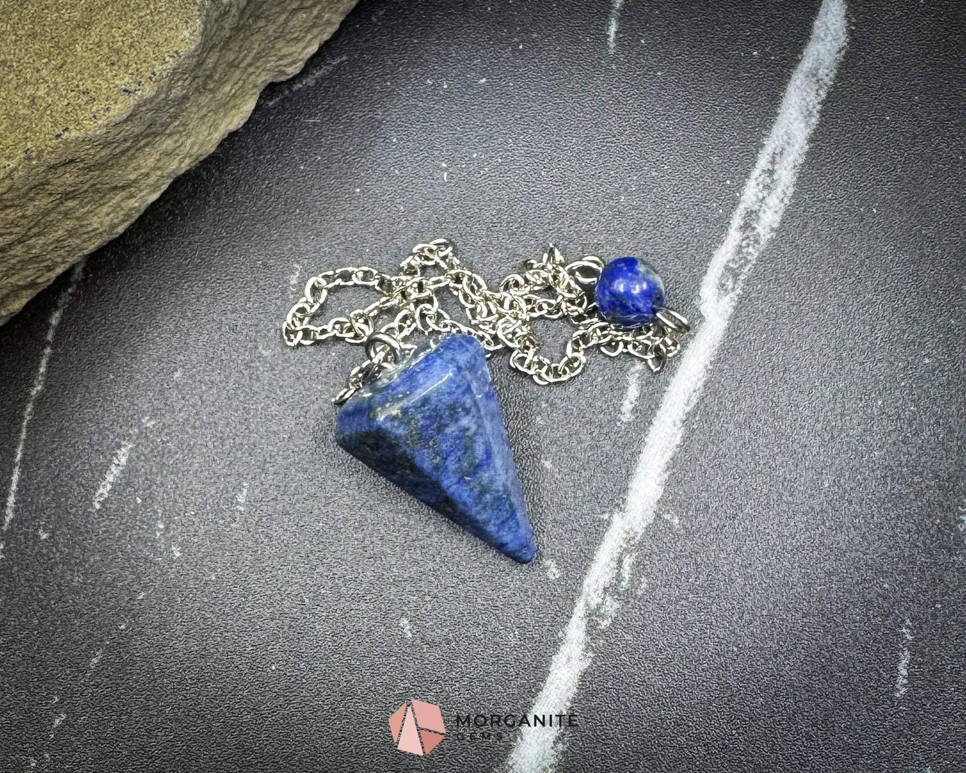 Lapis Lazuli Pendulum for Wisdom & Intuition - Metaphysical Crystals