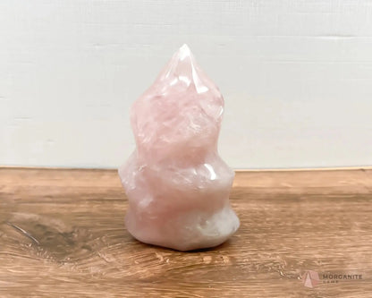 Large Rose Quartz Flame-Morganite Gems