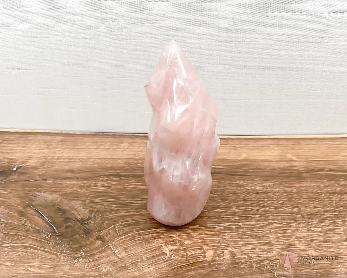 Large Rose Quartz Flame-Morganite Gems