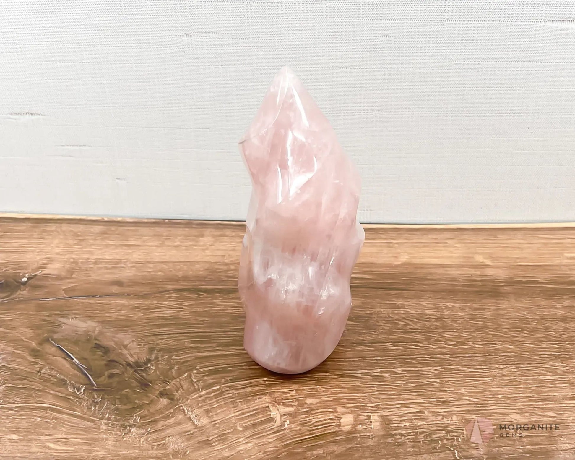 Large Rose Quartz Flame-Morganite Gems