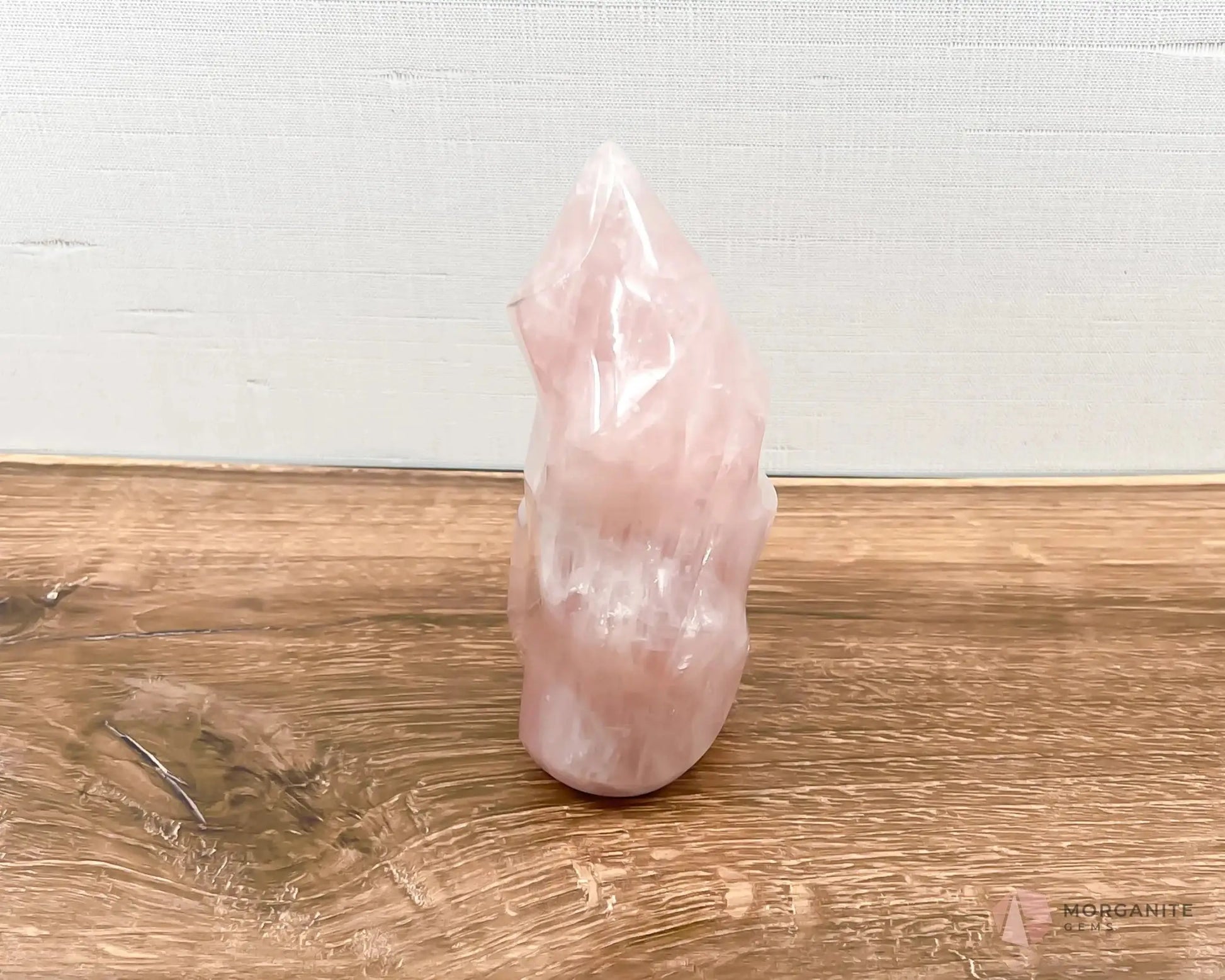 Large Rose Quartz Flame-Morganite Gems