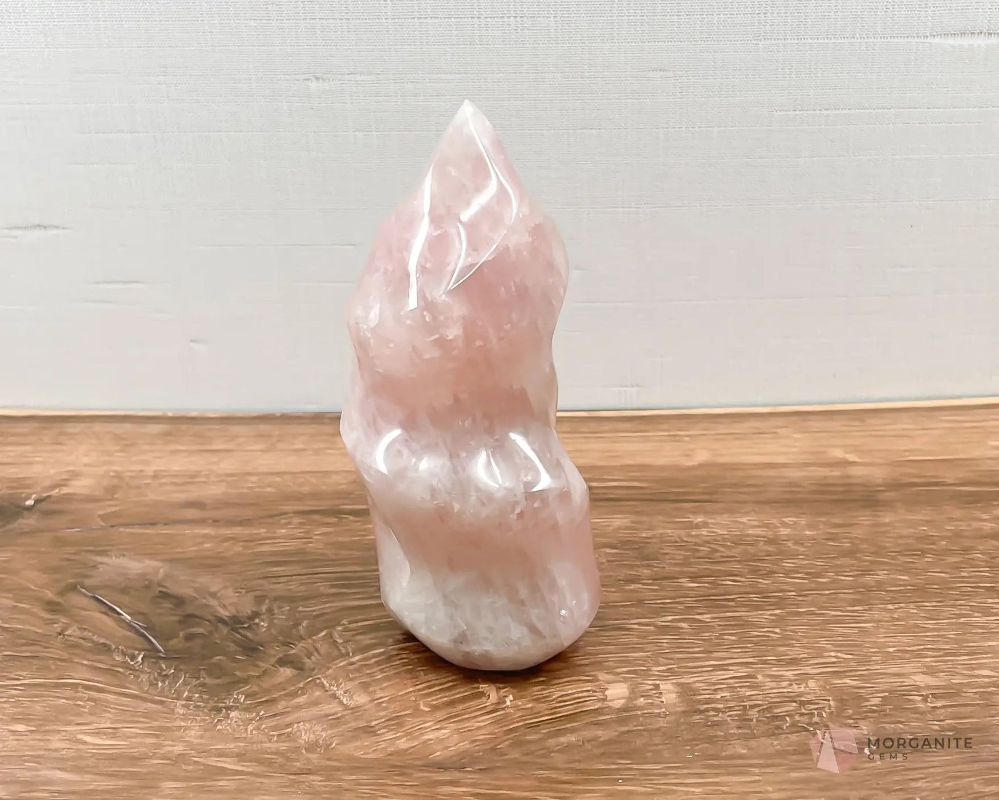 Large Rose Quartz Flame-Morganite Gems