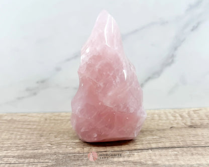 Large Rose Quartz Flame-Morganite Gems