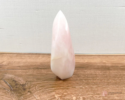 Large Rose Quartz Flame-Morganite Gems