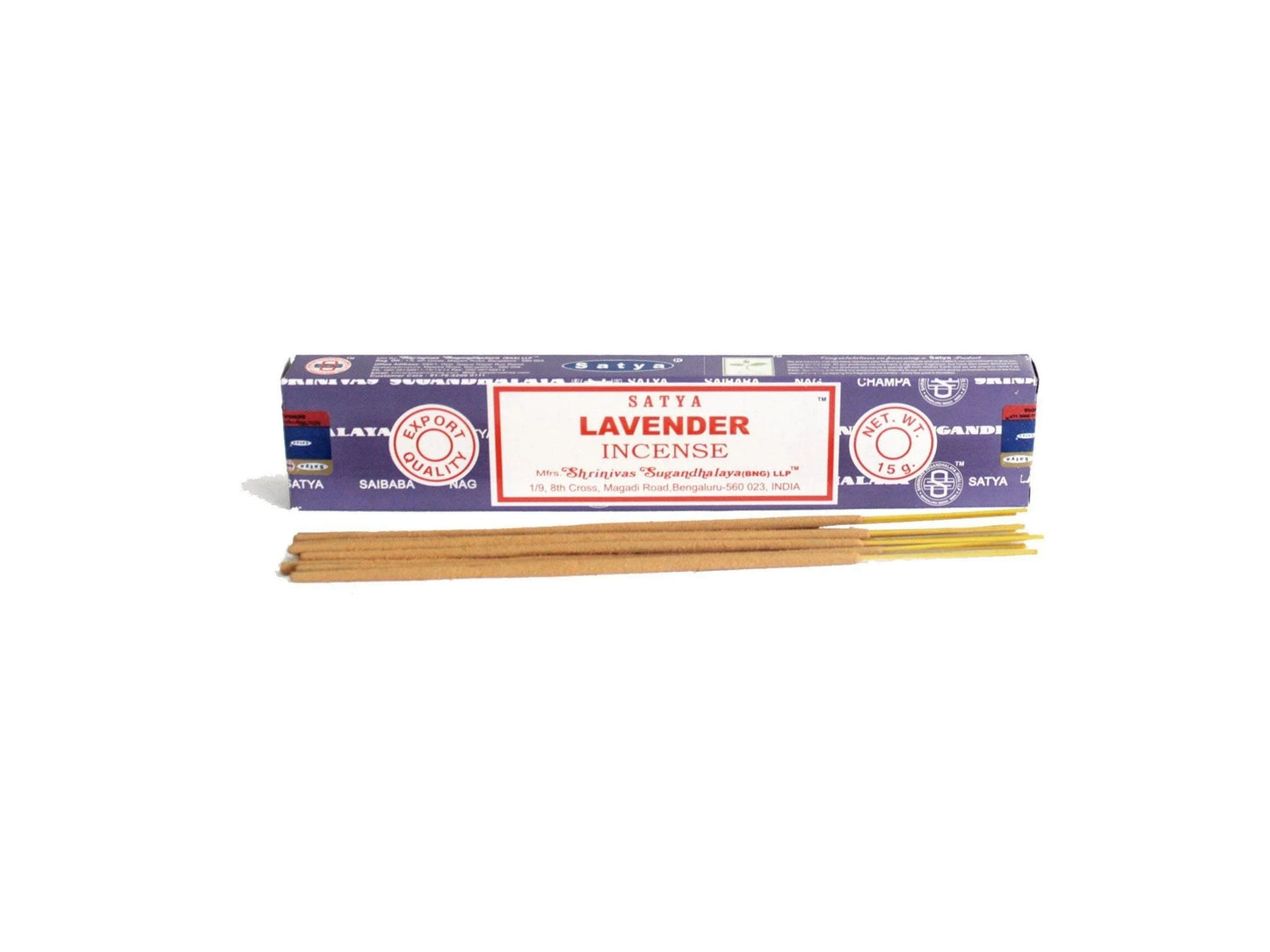 Satya Incense Sticks – Authentic Scents for Rituals Cleansing and Calm - Lavender