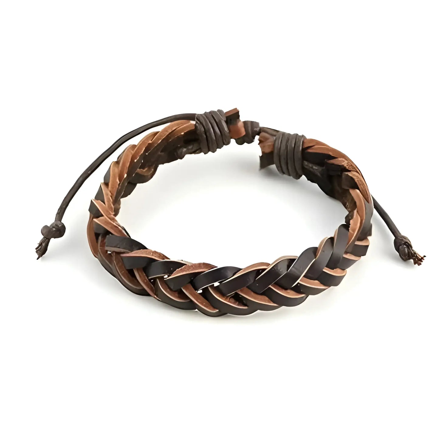 Leather Bracelet-Morganite Gems