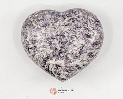 Lepidolite Heart Crystals – Soothing and Calming Stones for Emotional Balance and Stress Relief-Morganite Gems