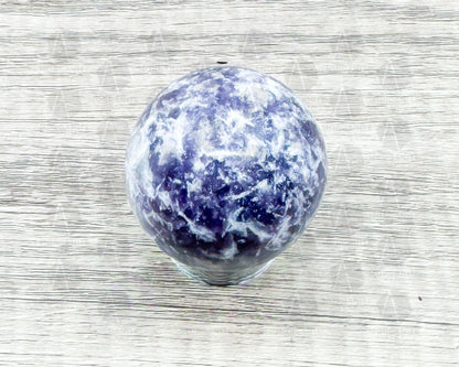 Lepidolite Sphere – 2-Inch 164g Crystal Ball for Peace and Emotional Balance-Morganite Gems