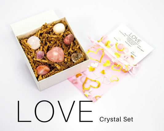 Love Crystal Set-Morganite Gems