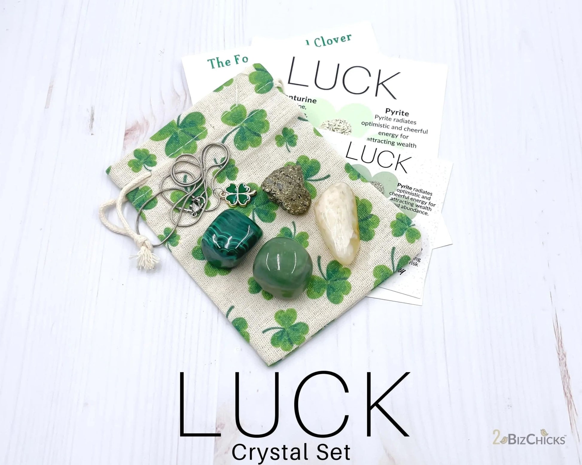 Luck Crystal Set-Morganite Gems