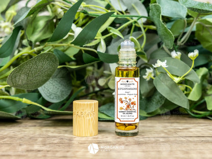 Lughnasadh Crystal Infused Roll-On Essential Oil Blend Sabbat - Essential Oil