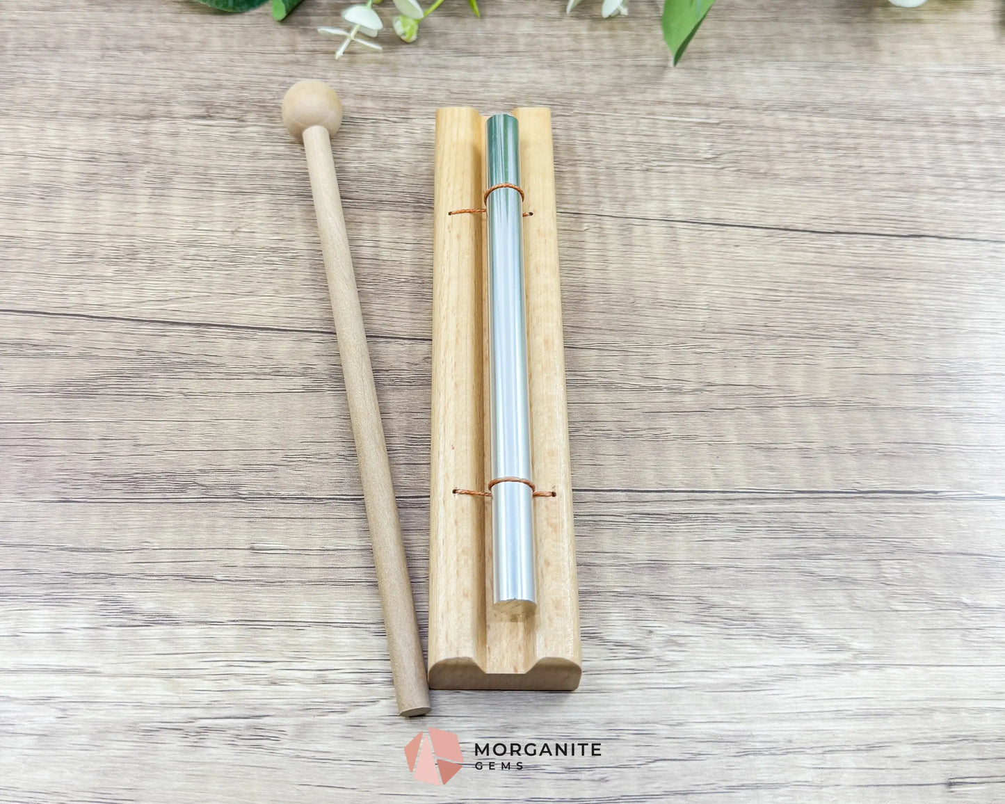Meditation Hand Chime – Single Double & Triple for Sound Healing & Mindfulness - Single - Altars Shrines & Tools