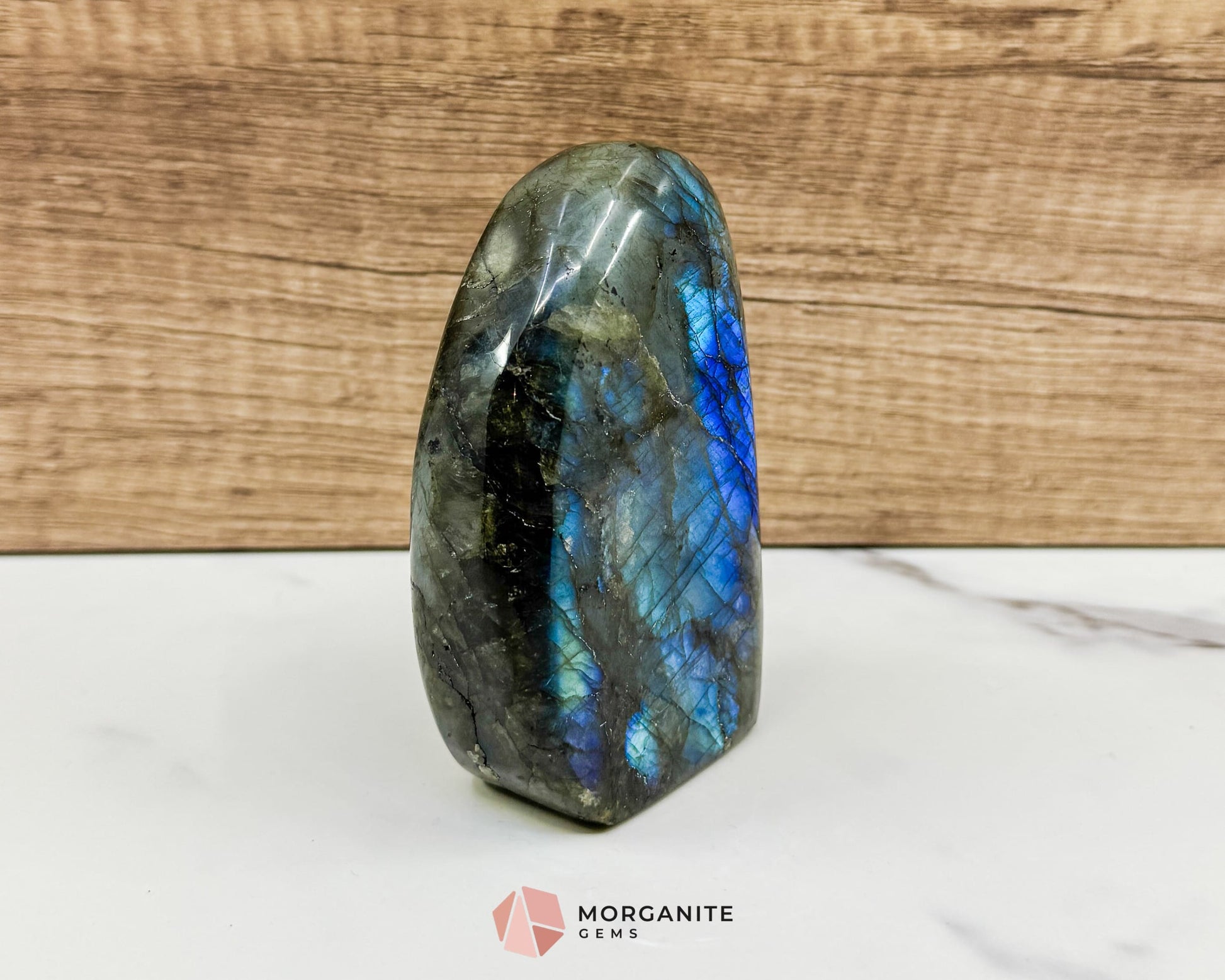 Midnight Electric Labradorite Freeform No. 7 – 0.74 lb High‑Flash Crystal for Transformation & Spiritual Awakening