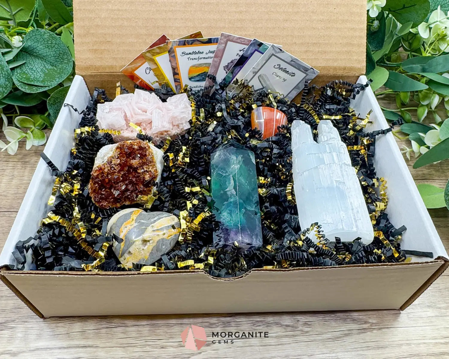 Crystal Box with Packing and Cards