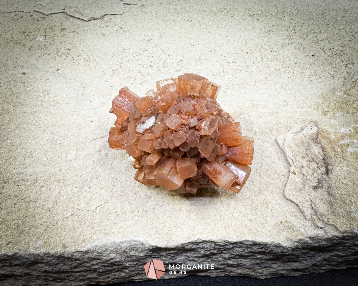 Moroccan Aragonite Starburst Specimen – 66 g Radiant Star Cluster - Metaphysical Crystals