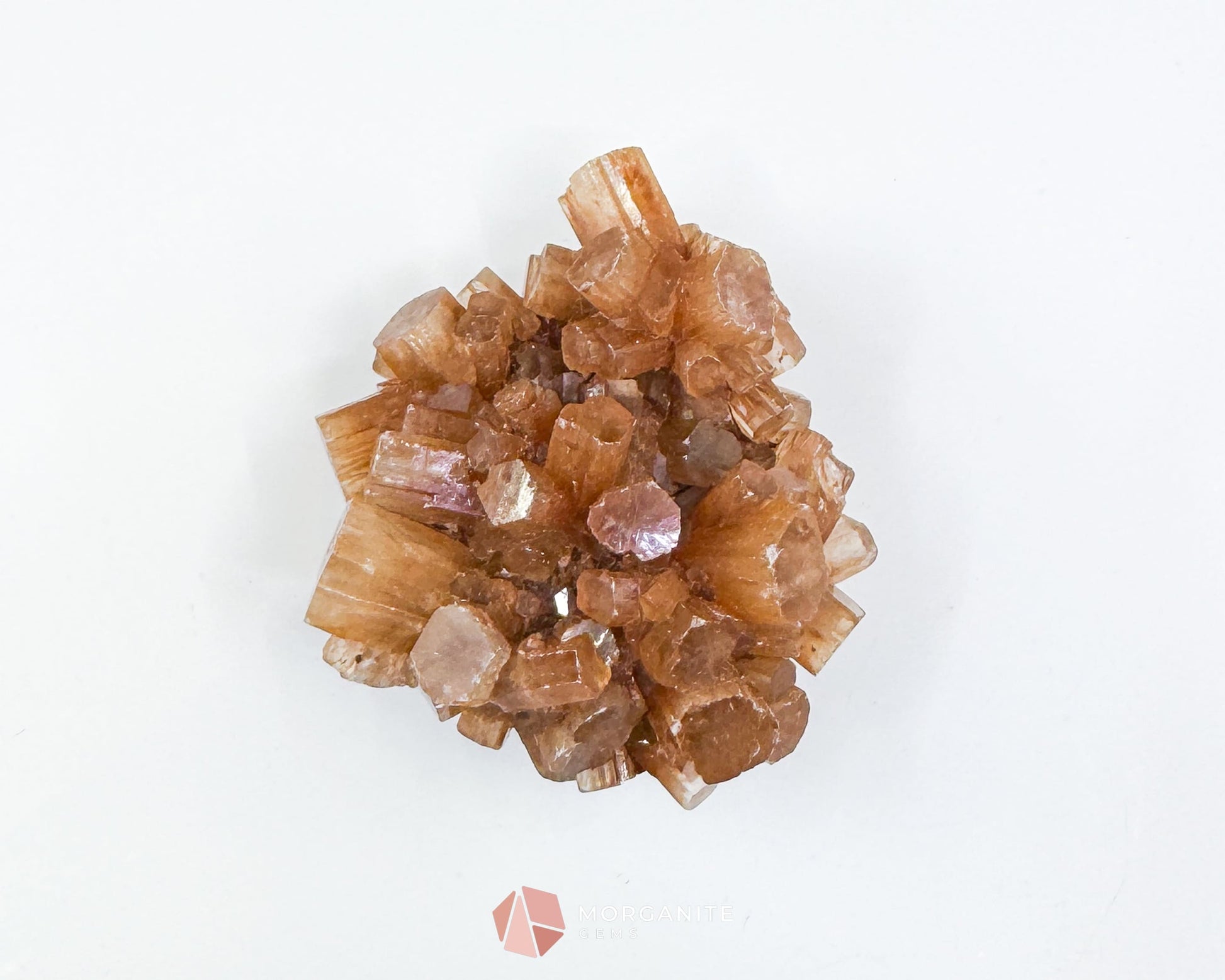 Moroccan Aragonite Starburst Specimen – 68 g Radiant Cluster (2″ × 1.8″ × 1″) - Metaphysical Crystals