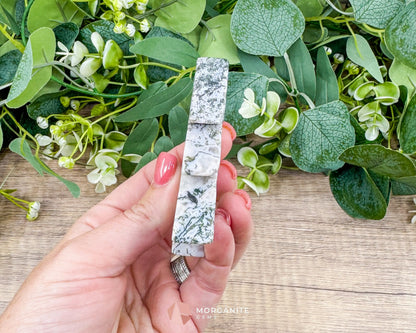 Moss Agate Tree Carving No. 7 | Self-Standing Crystal for Grounding Nature Connection & Healing - Metaphysical Crystals