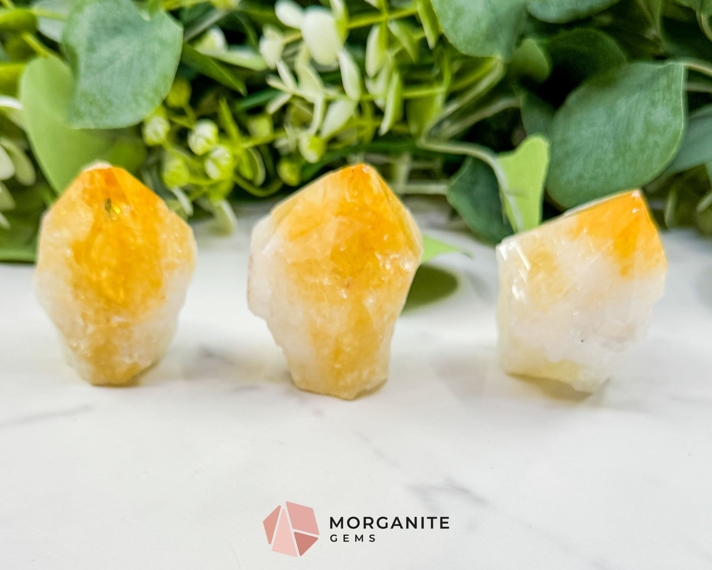 Natural Citrine Standing Point (Extra Quality) – Polished Base Tower for Abundance & Manifestation - Metaphysical