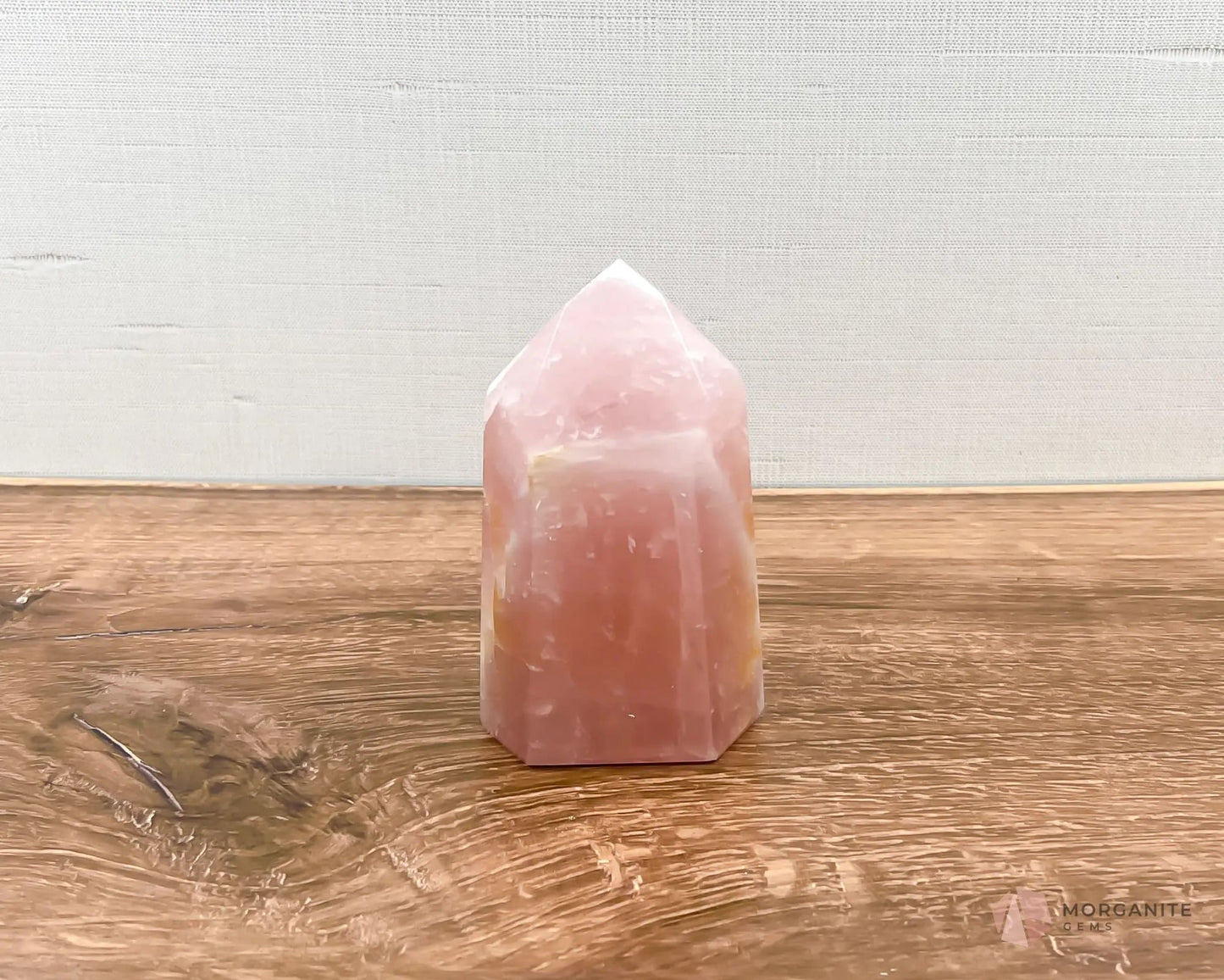 Natural Rose Quartz Towers-Morganite Gems