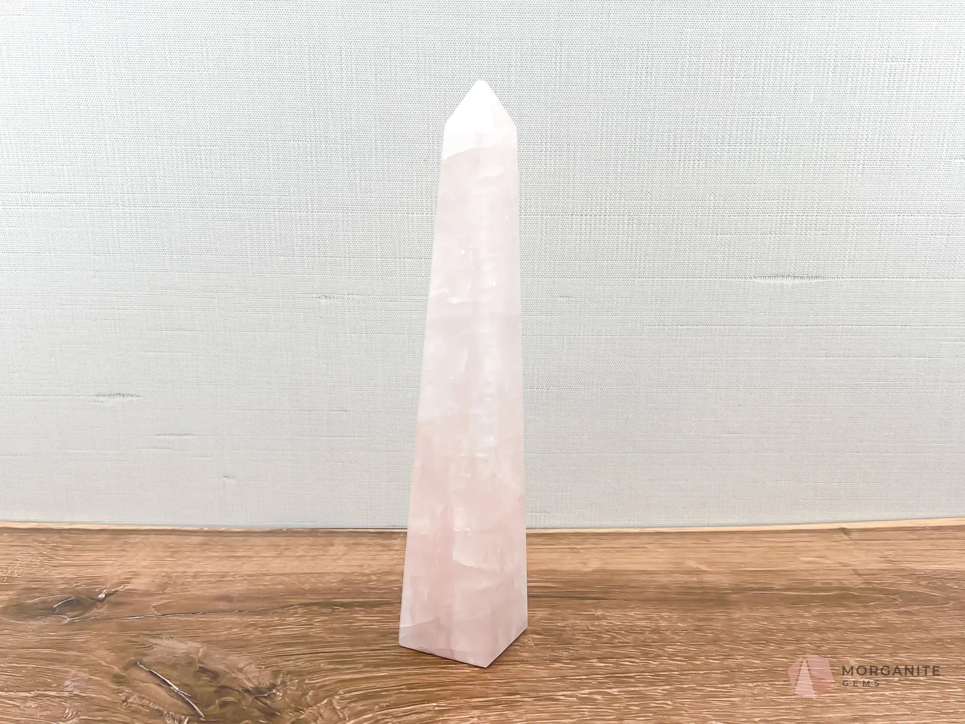 Natural Rose Quartz Towers-Morganite Gems