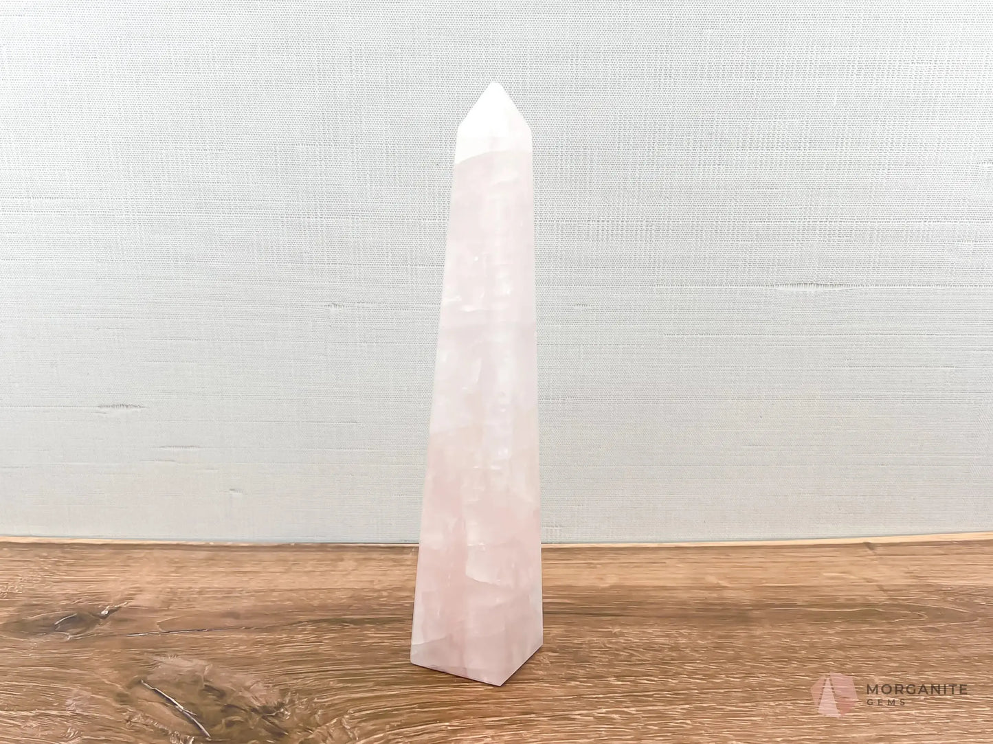 Natural Rose Quartz Towers-Morganite Gems