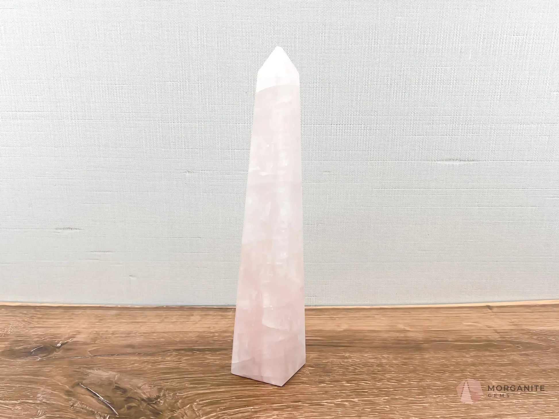 Natural Rose Quartz Towers-Morganite Gems