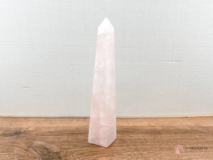 Natural Rose Quartz Towers-Morganite Gems