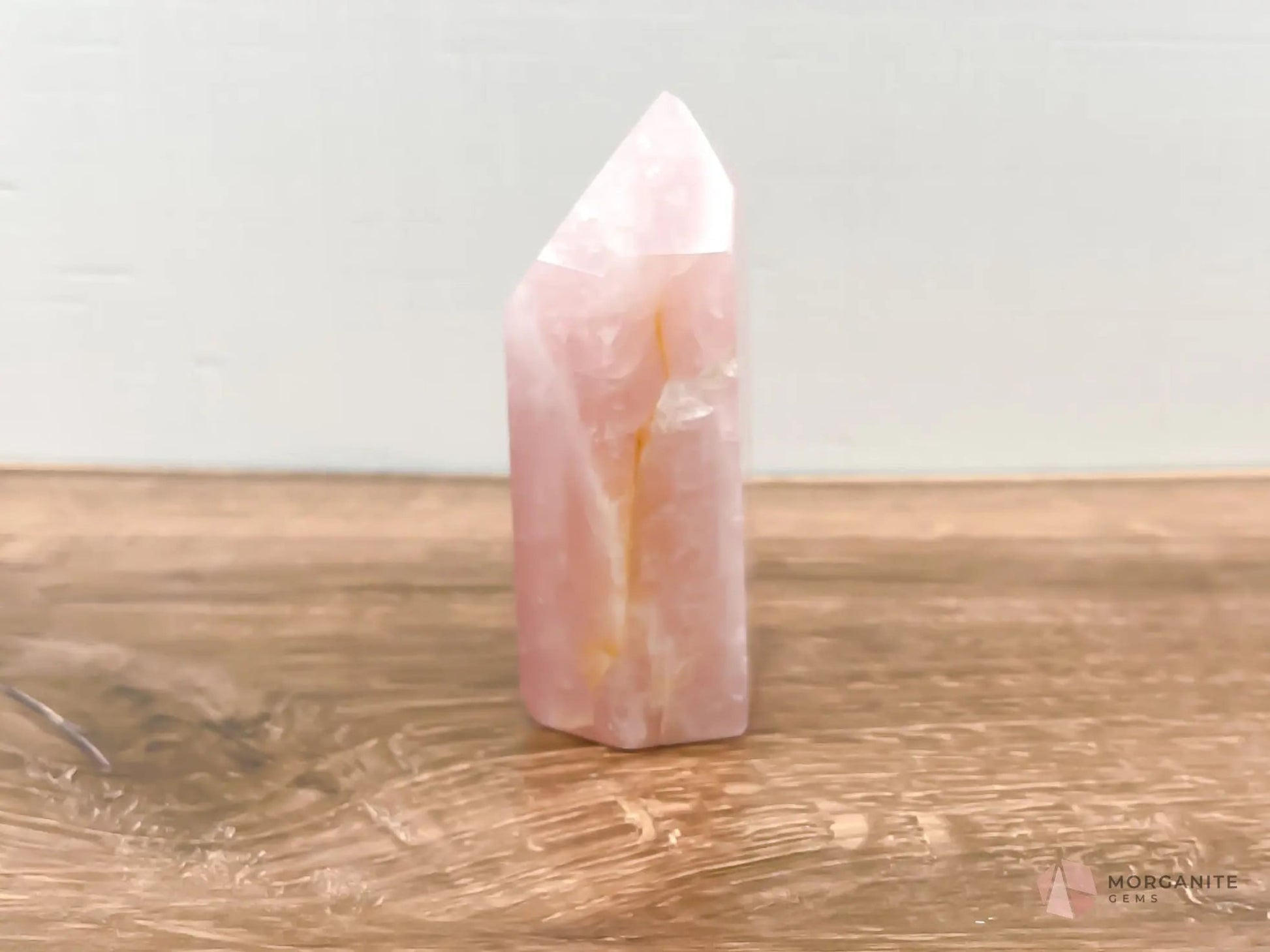 Natural Rose Quartz Towers-Morganite Gems