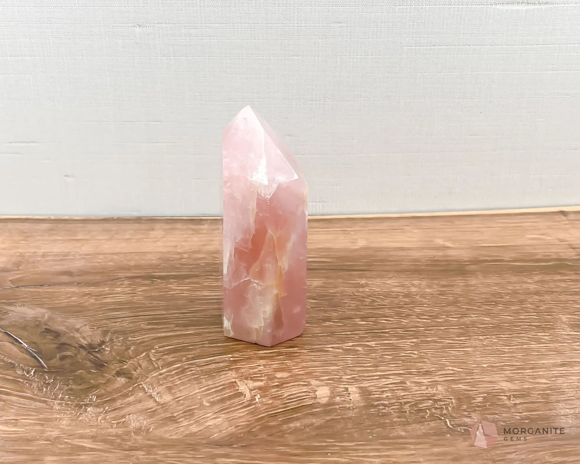 Natural Rose Quartz Towers-Morganite Gems