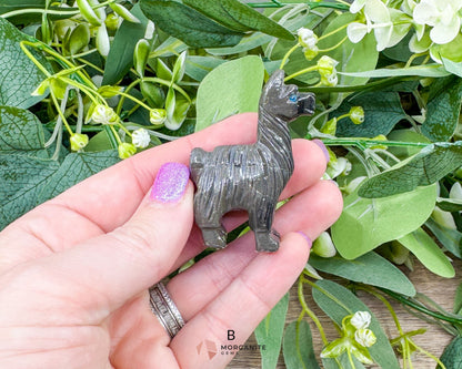Onyx Llama Carving (2”) – Hand-Carved Symbol of Strength Endurance & Stability - Metaphysical Crystals