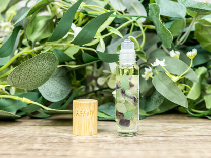 Ostara Crystal Infused Roll-On Essential Oil Blend Sabbat - Essential Oil