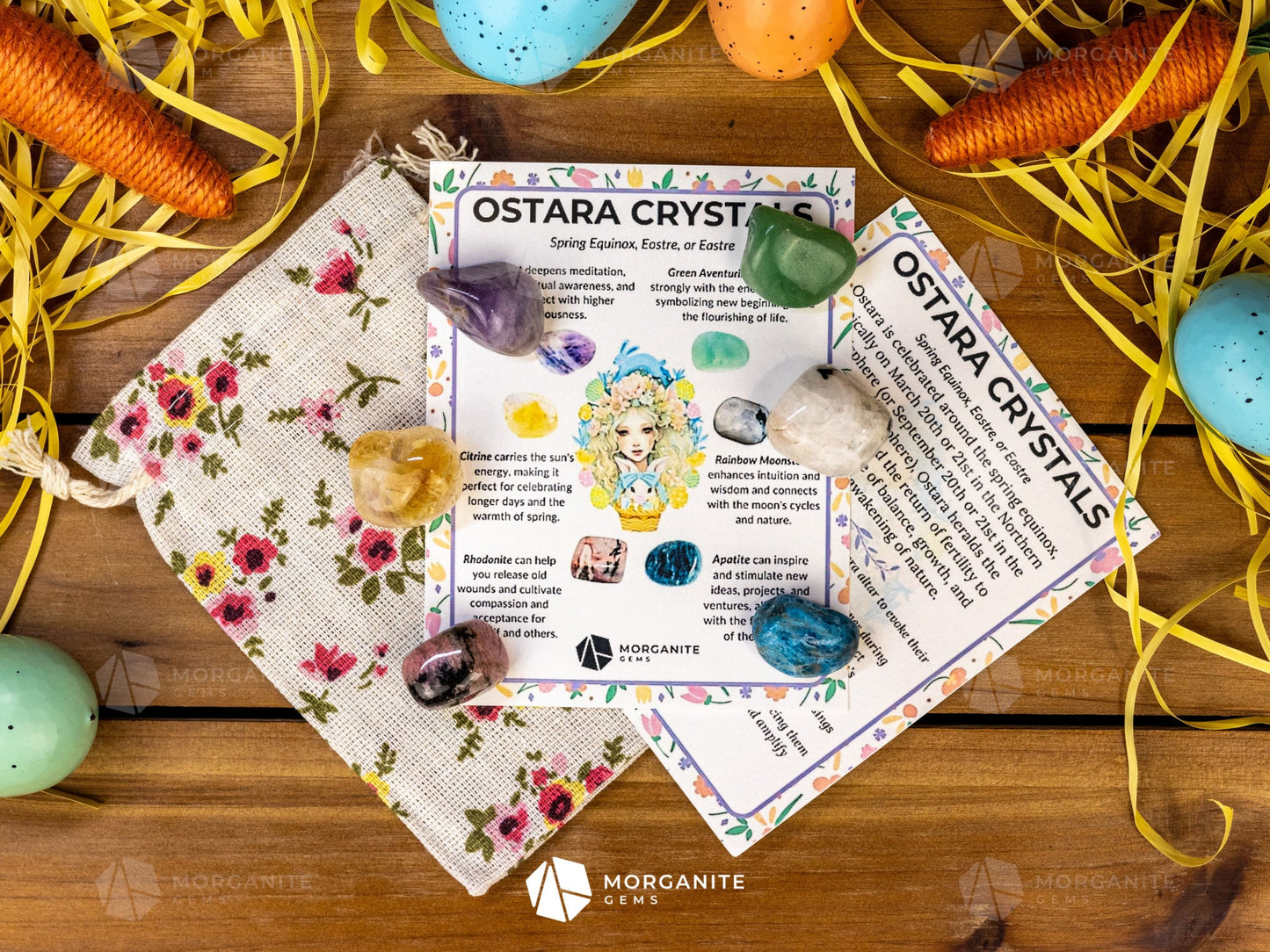 Ostara Crystal Set-Morganite Gems