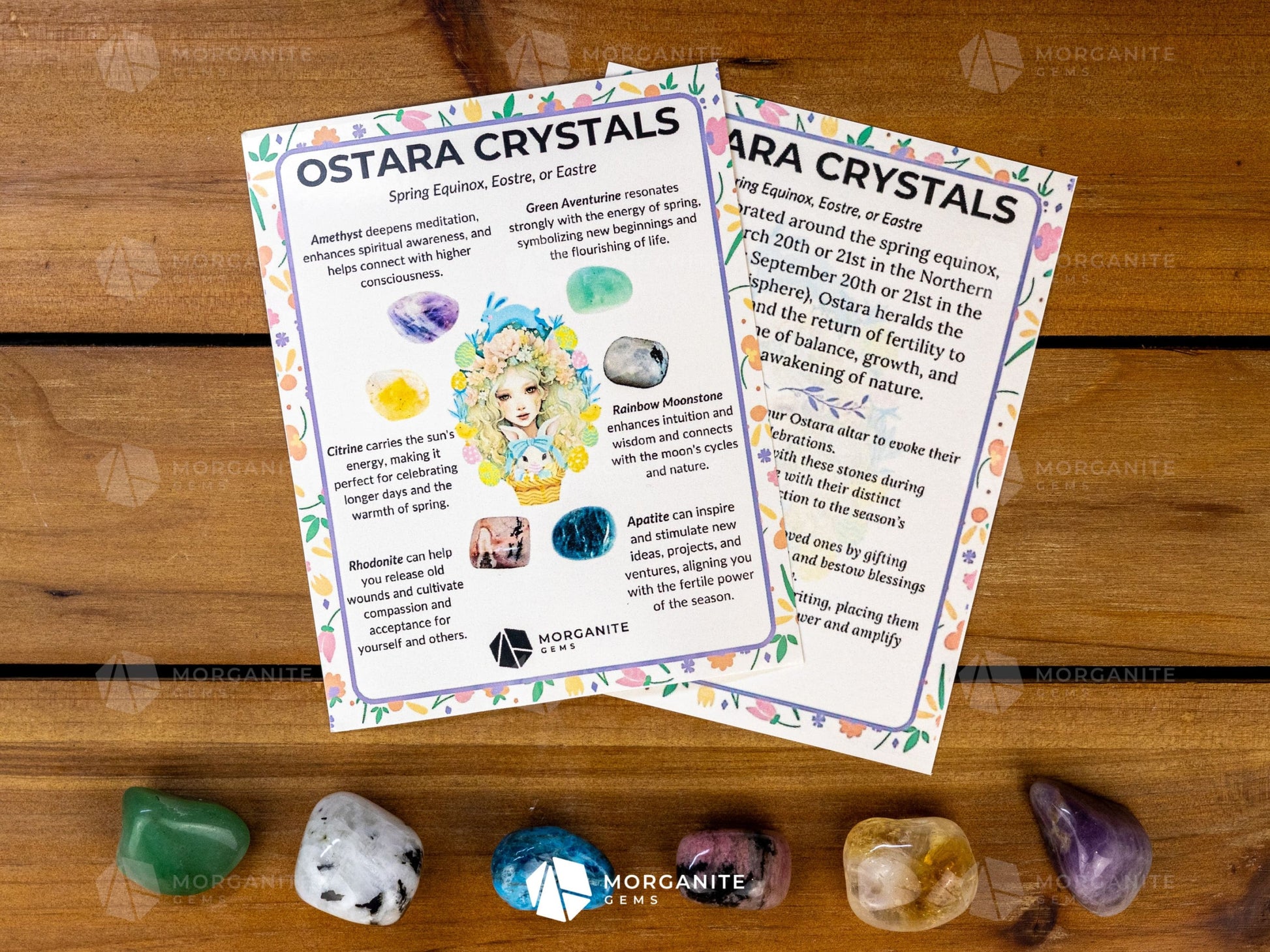 Ostara Crystal Set-Morganite Gems