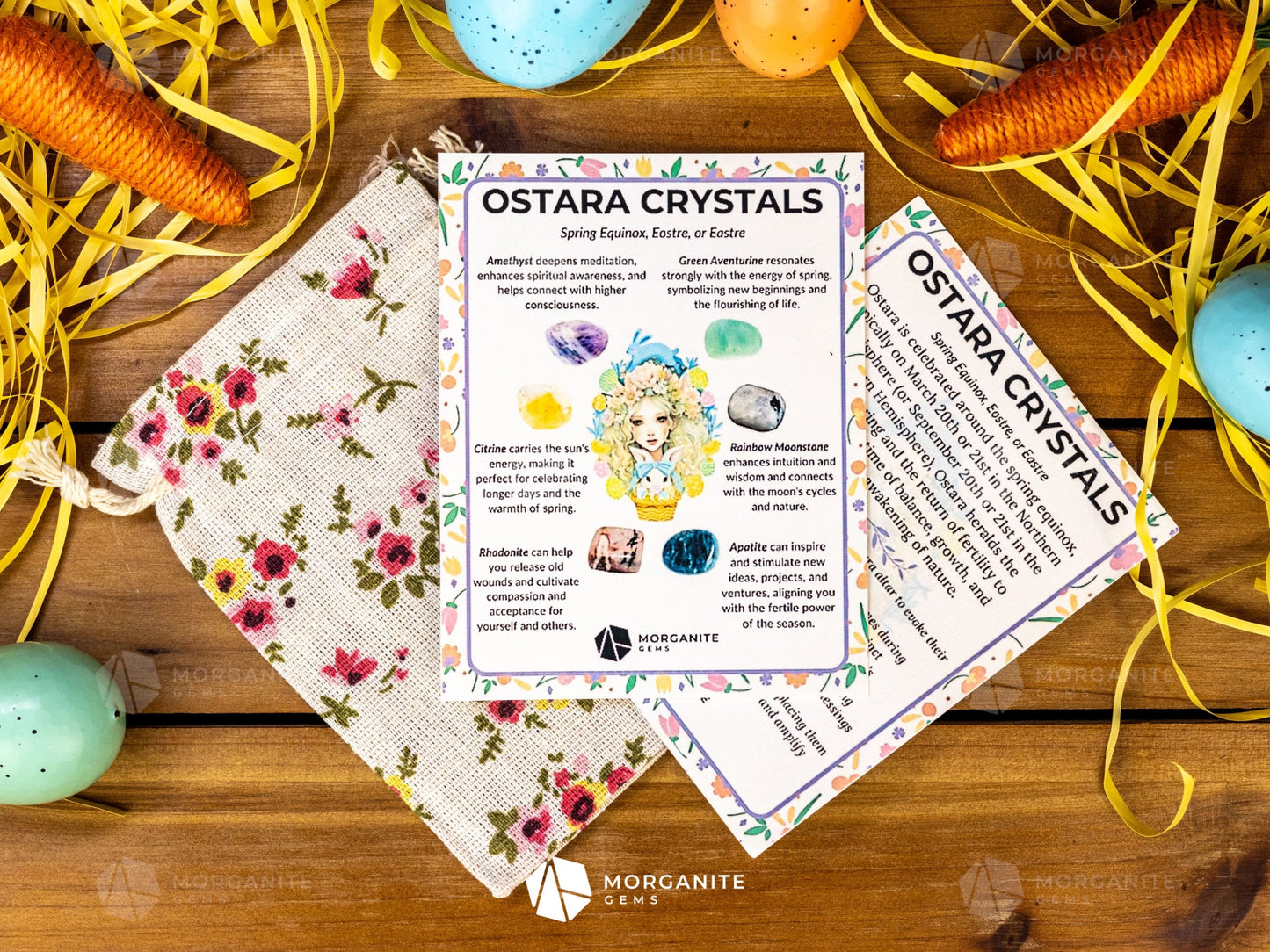 Ostara Crystal Set-Morganite Gems