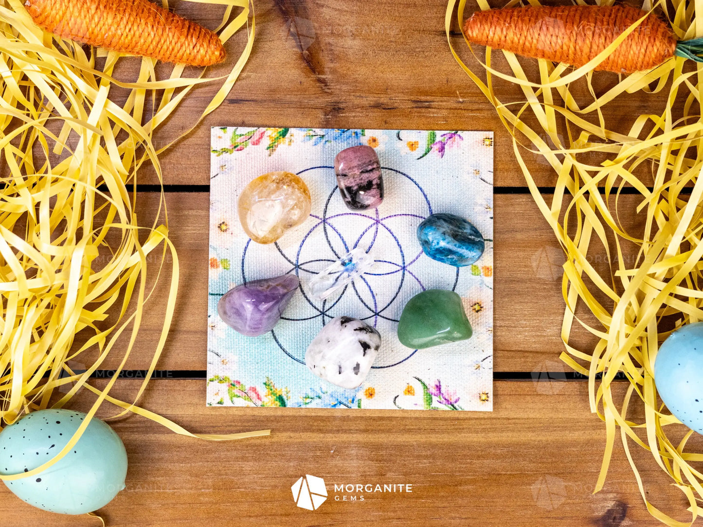 Ostara Crystal Set-Morganite Gems