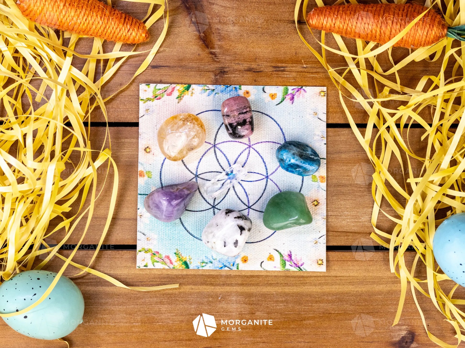 Ostara Crystal Set-Morganite Gems