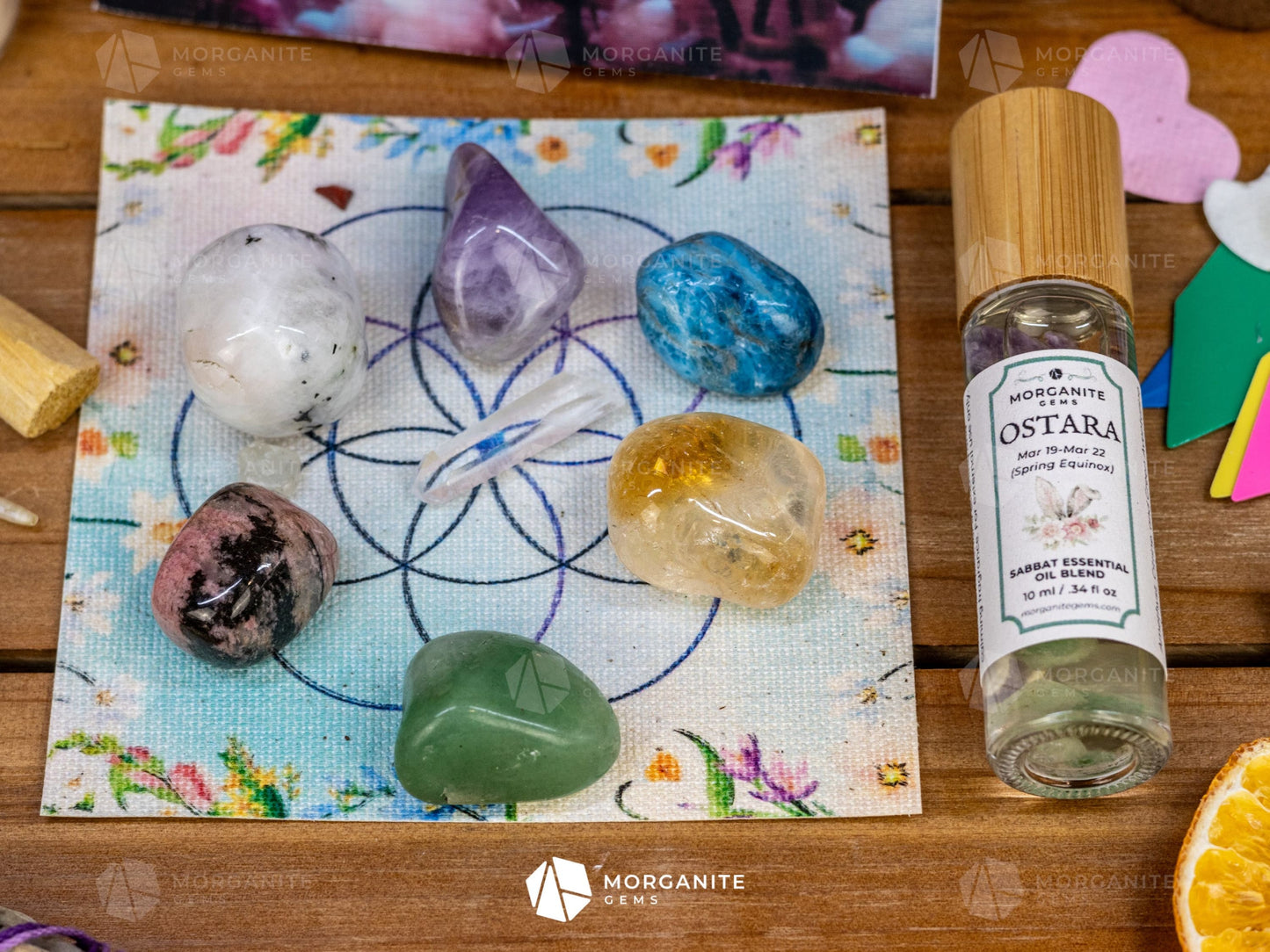 Ostara Ritual Box-Morganite Gems