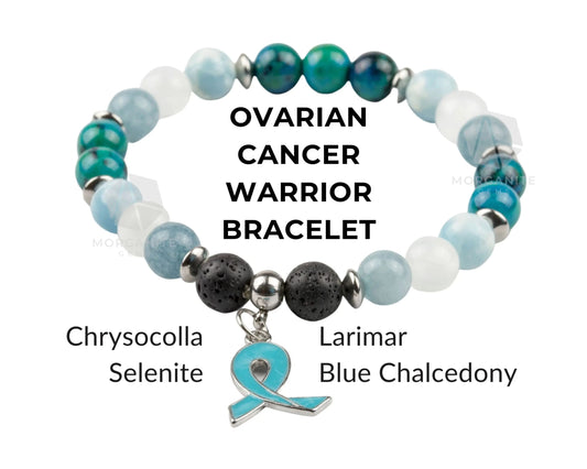 Ovarian Cancer Bracelet-Morganite Gems