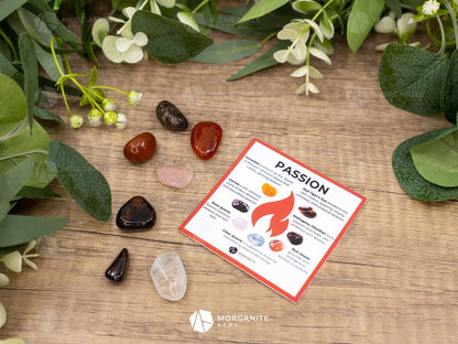 Passion Crystal Set – Ignite Desire Creativity and Vital Energy