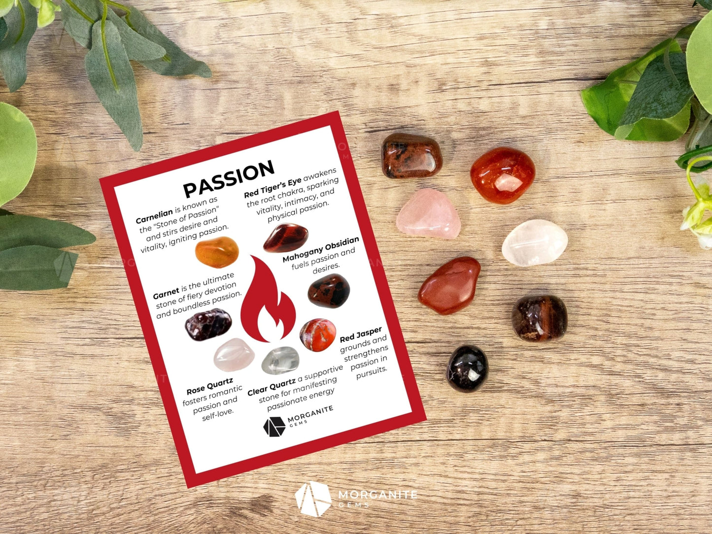 Passion Crystal Set – Ignite Desire Creativity and Vital Energy