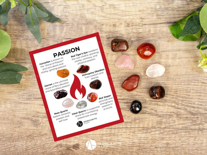 Passion Crystal Set – Ignite Desire Creativity and Vital Energy