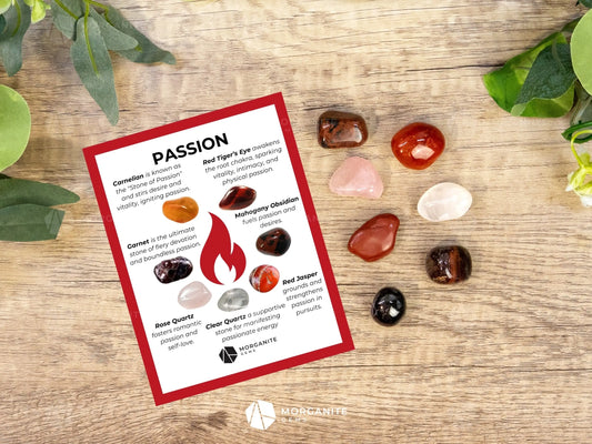 Passion Crystal Set – Ignite Desire Creativity and Vital Energy