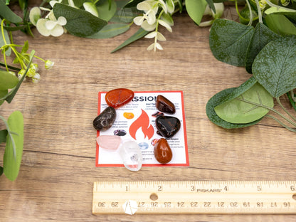Passion Crystal Set – Ignite Desire Creativity and Vital Energy