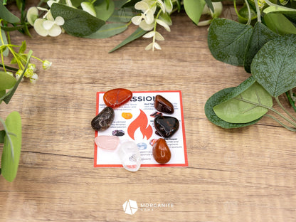 Passion Crystal Set – Ignite Desire Creativity and Vital Energy